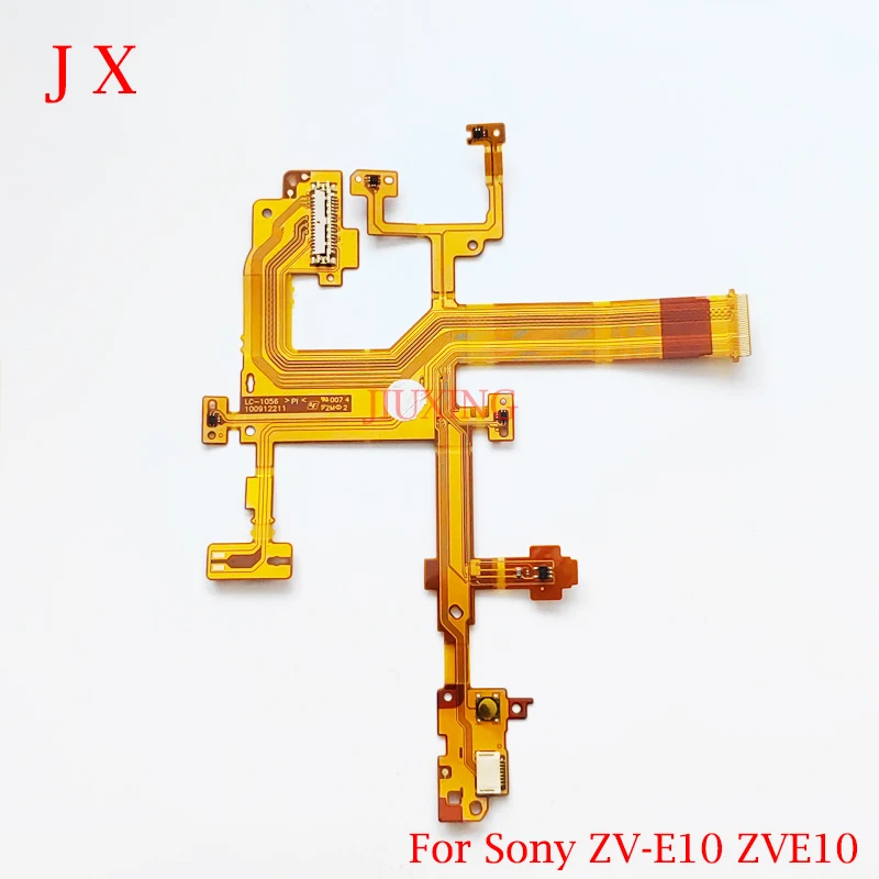 NEW For Sony ZV-E10 Top Cover Shutter Release Button Power Switch Flex Cable FPC ZVE10 LC-1056 Part