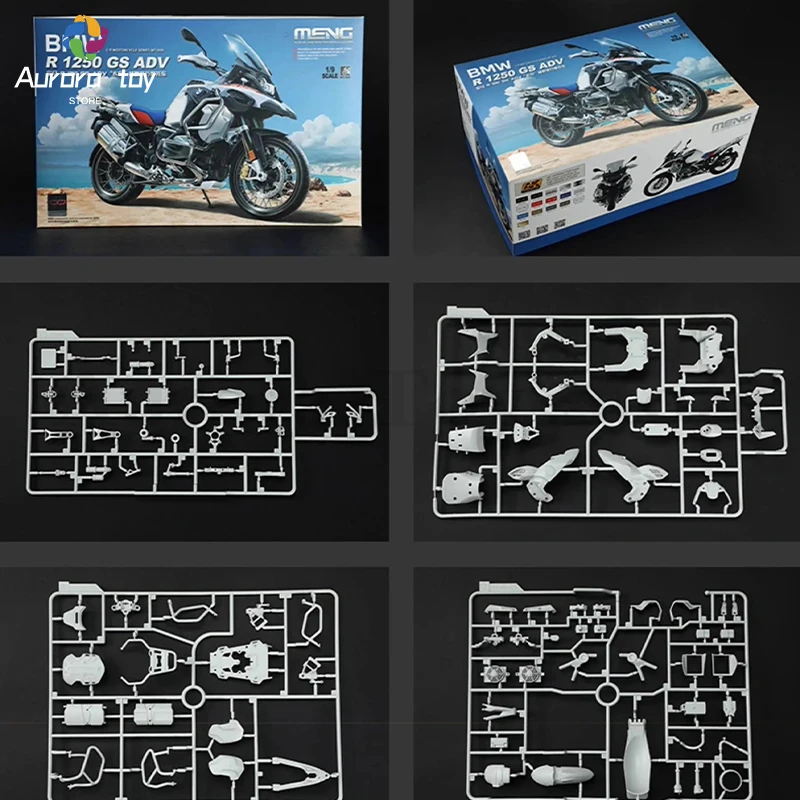 

1/9 MENG BMW R 1250 Gs Adv Waterbird Off-Road Travel Motorcycle Mt-005 Assemble Model Uncolored Custom Collection Birthday Gift