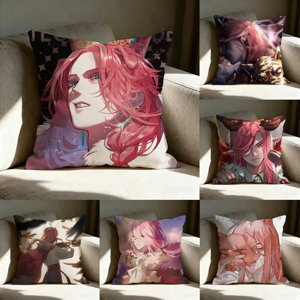 T-Technoblade T-Techno Fanart Pillow Cover Sofa Cushion Cover Home Room Decoration Children Gift