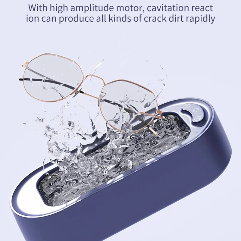Xiaomi Ultrasonic Cleaning Machine 45kHz Home Automatic Eyewash Machine Contact Lens Case Cleaner Dental Braces Jewelry Clean