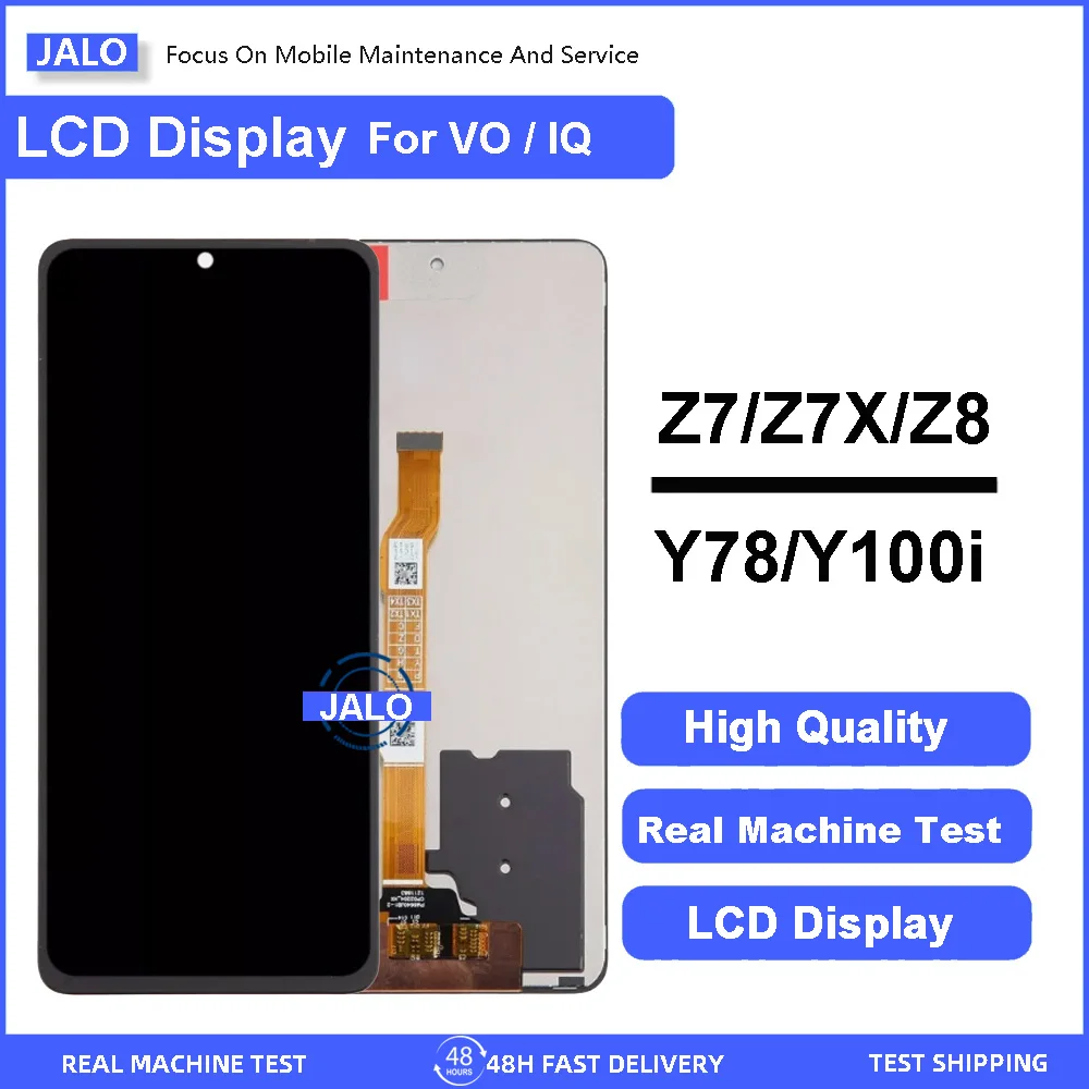 

JALO Screen Assembly for IQOO Z7 Z7X Z8 Y78 Y78M Y100i Y100T LCD Display Touch Screen LCD Panel Replacement