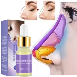 10ML Effecttive Powerful Nose Lifting Up Essence Oil Tightening Beauty Nose Care Massage Reduce Narrow Thin Nose Beauty Tool