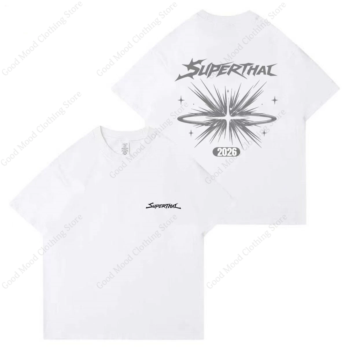 SuperThai T Shirt Fancon First Anniversary Commemorative Print Fan T-shirt Men Women Summer Pure Cotton Short Sleeve Tee Tops