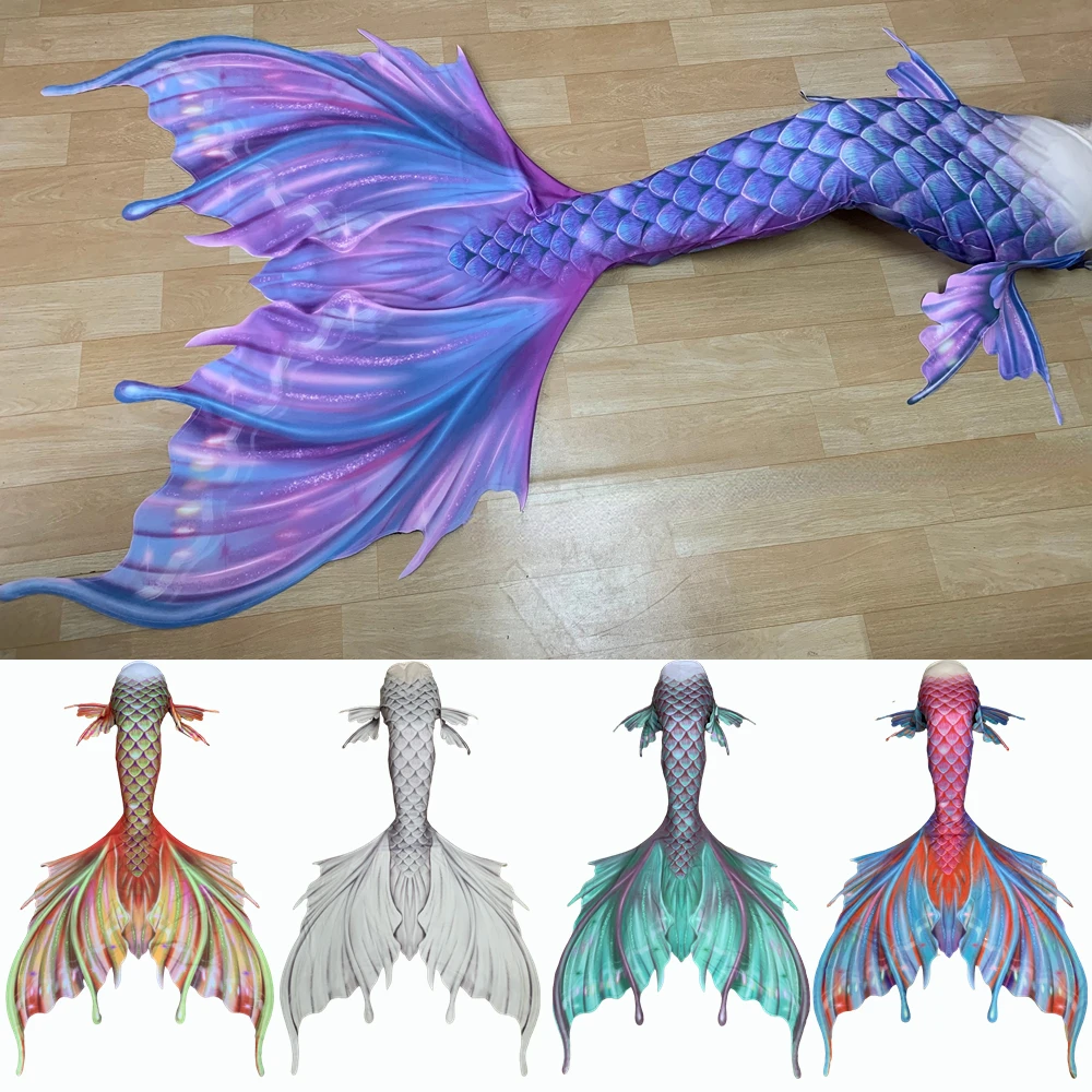 NEW Styles Big Mermaid Tail Adult Swimming  Costume Swimsuit Outfit For Women Finned swimming can be added Cosplay