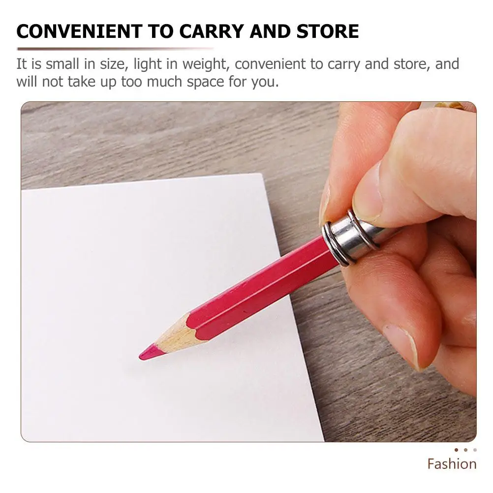 Pencil Drawing Lengthener Lightweight Metal Holder Practical Storage Pencil Holder Office Students Artists