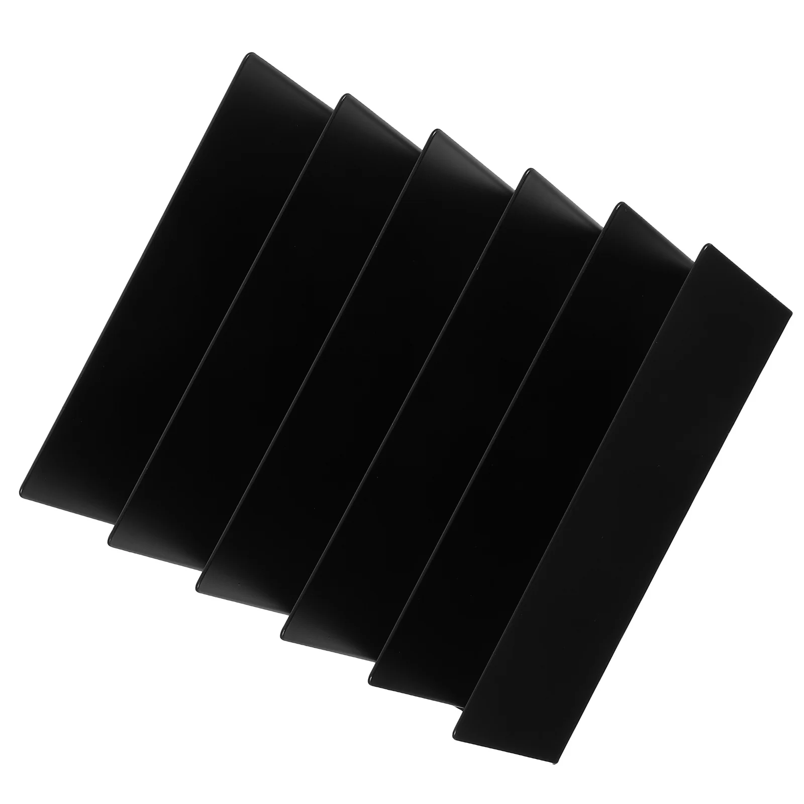 

Metal Mail Organizer Black Desktop Letter Holder Multifunction File Sorter Office Home Desk Storage Organizer Metal Mail Holder