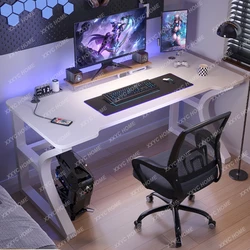 Carbon Fiber Computer Desktop Desk, Escrita Do Quarto, Mesa De Escritório, Jogos Simples, Mesa Esportiva Eletrônica e Combinação De Cadeira