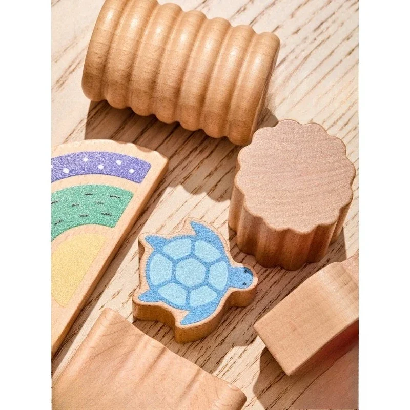 Building block infant early childhood education puzzle assembly