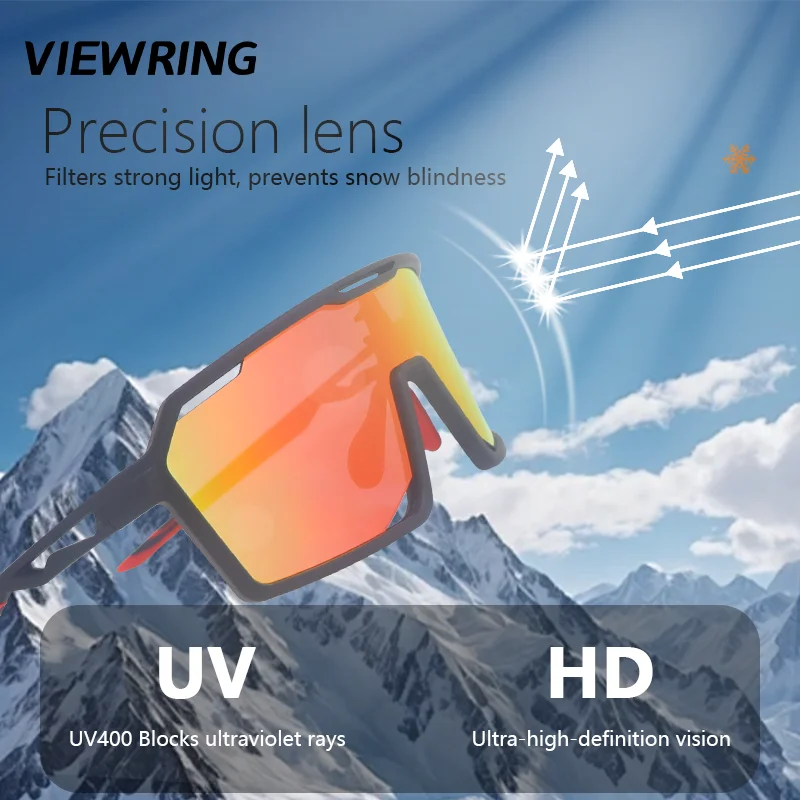 Outdoor Polarized Cycling Sunglasses with UV400 Protection and Impact Resistance for Professional Running Sports glasses Goggles