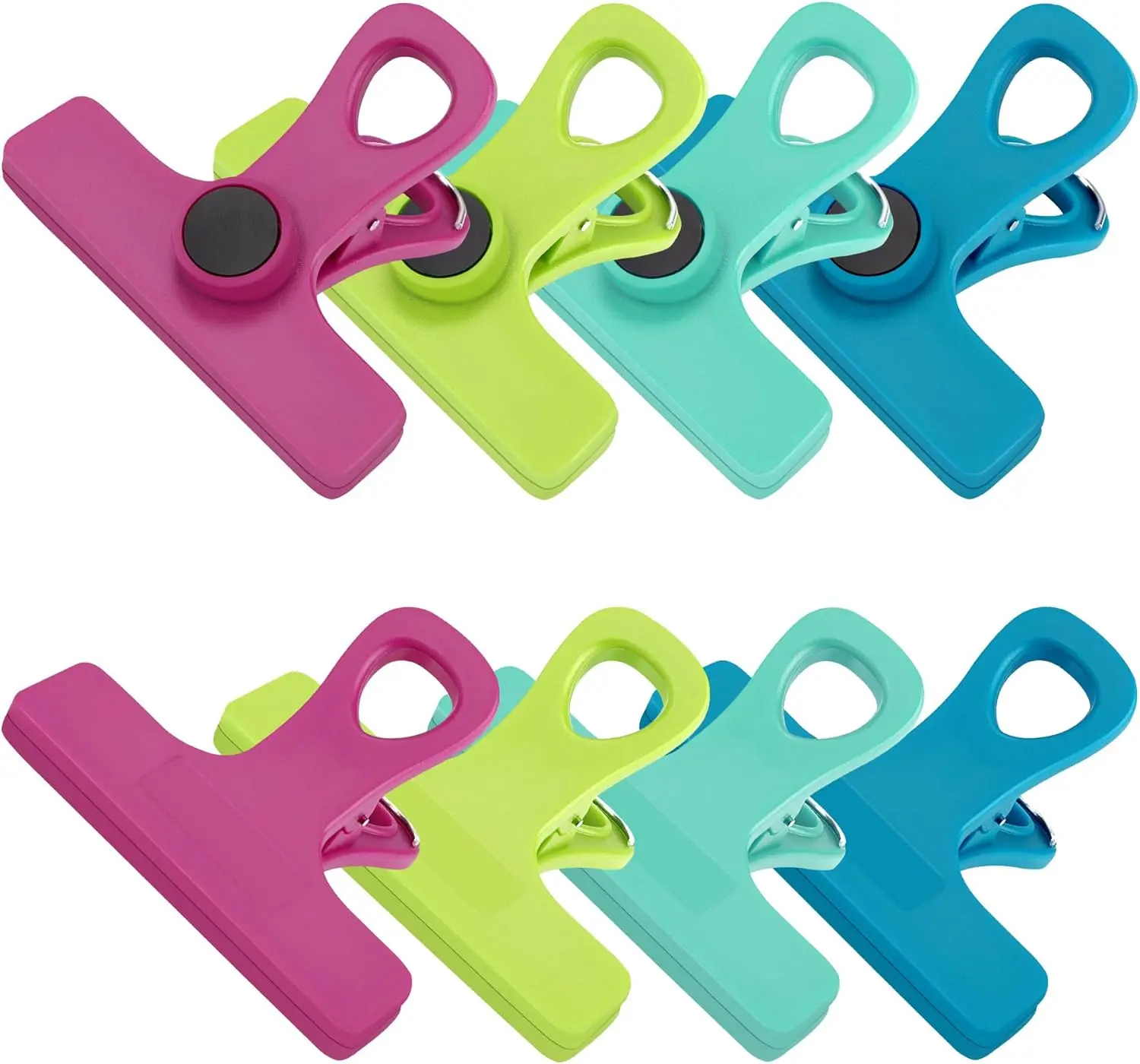 

Magnetic Bag Clips, 8-Pack: Airtight Seal for Food Storage, Strong & Durable