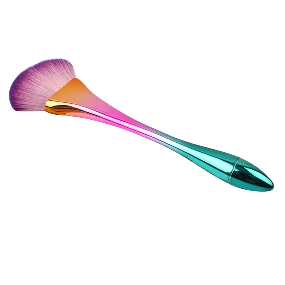 

Rainbow Fashion Brush Professional Blush Soft Comfortable Easy to Use Brush Cosmetics Tool