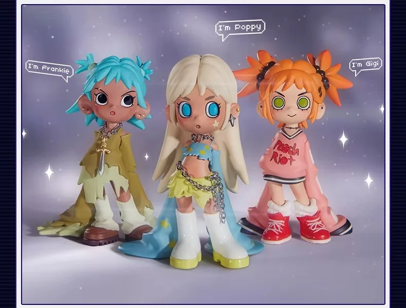 Kawaii Blind Box Lil Peach Riot Is Loading Series Garage Kit Modna zabawka Prezent Ozdoba Kolekcja Tajemnicze pudełko Zabawka dla dzieci Prezent świąteczny