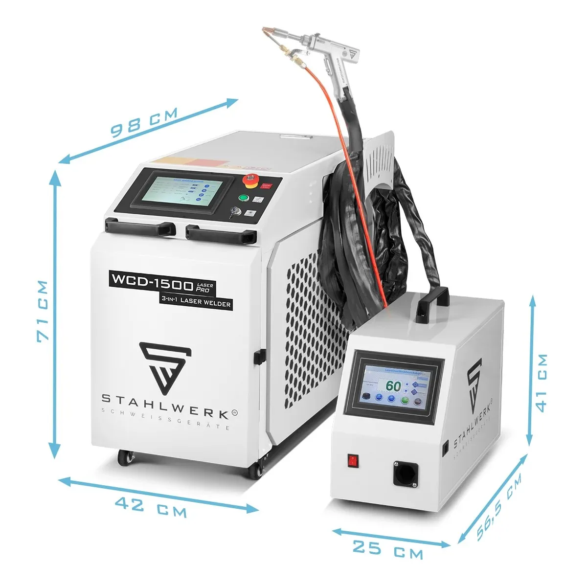 4in1 1500W Handheld Laser Welding Machine New 220V For Precise Welding Cutting Clean Rust Removal Raycus Laser