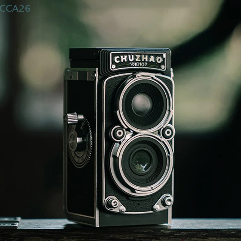 

Mini Digital Camera Travel Portable Vintage Video Recorder CCD Retro Dual Reflex Camera Manual Rocker Camera Birthday Gifts