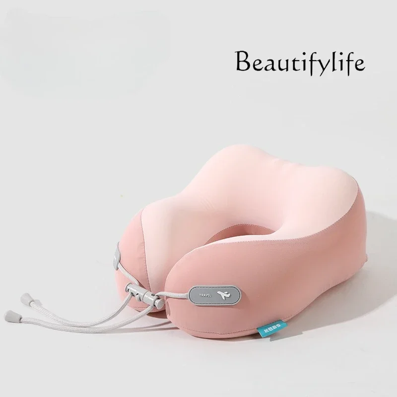 JB Memory Cotton U-shaped Pillow Portable Storage Set, Removable And Washable, Cool Neck Support, Airplane Pillow Wholesale