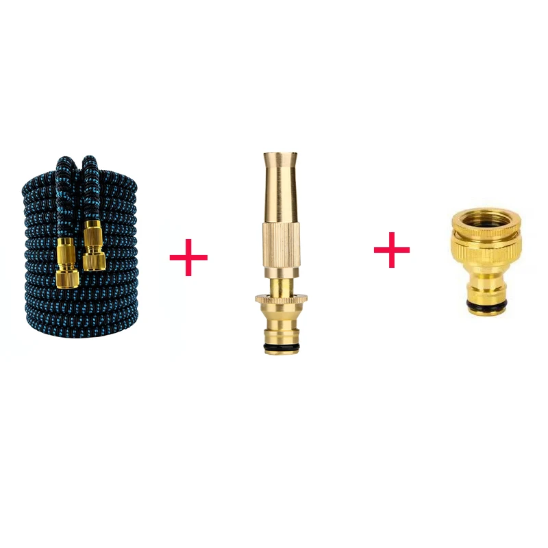 Pure Copper Nozzle Garden Flexibility Hose Expandable Water Pipe HighPressure Water Gun Garden Farm Irrigation Cleaning Supplies