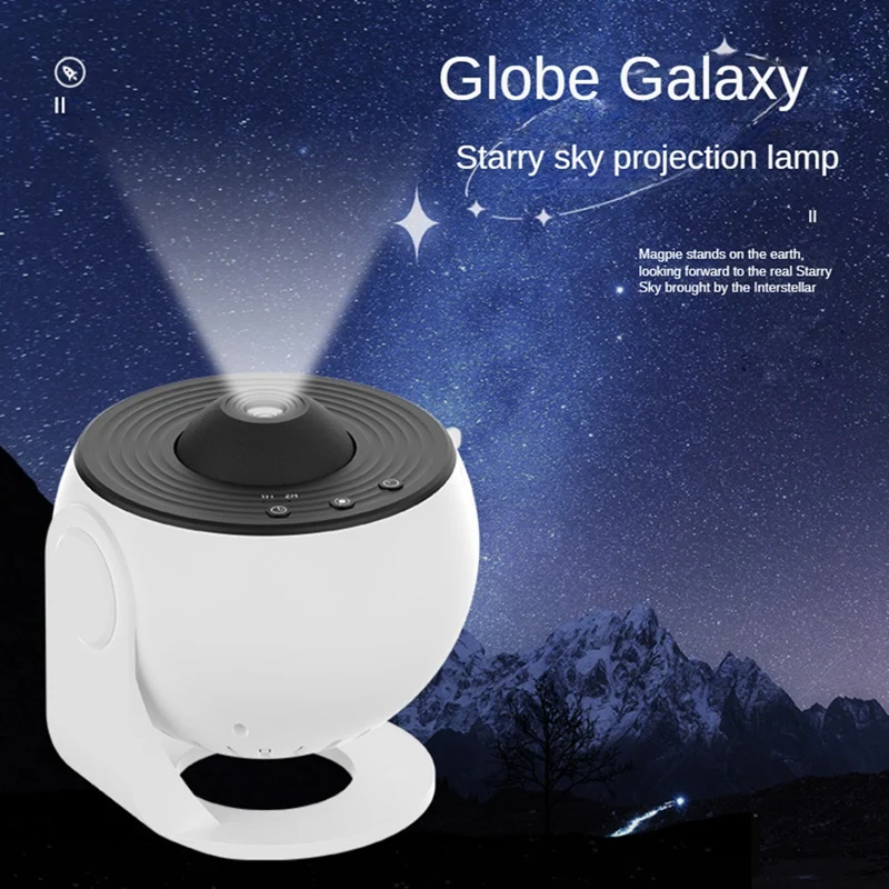 調整可能な銀河星空プロジェクターランプ、360 ° 回転ナイトライト、寝室、家庭、パーティー用の予想ランプ