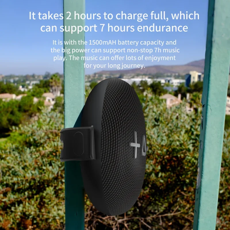 New Portable Powerful Bluetooth Speaker Wireless Waterproof IPX5 Portable Mini Bt Wireless Outdoor Soundbox for Riding Hiking