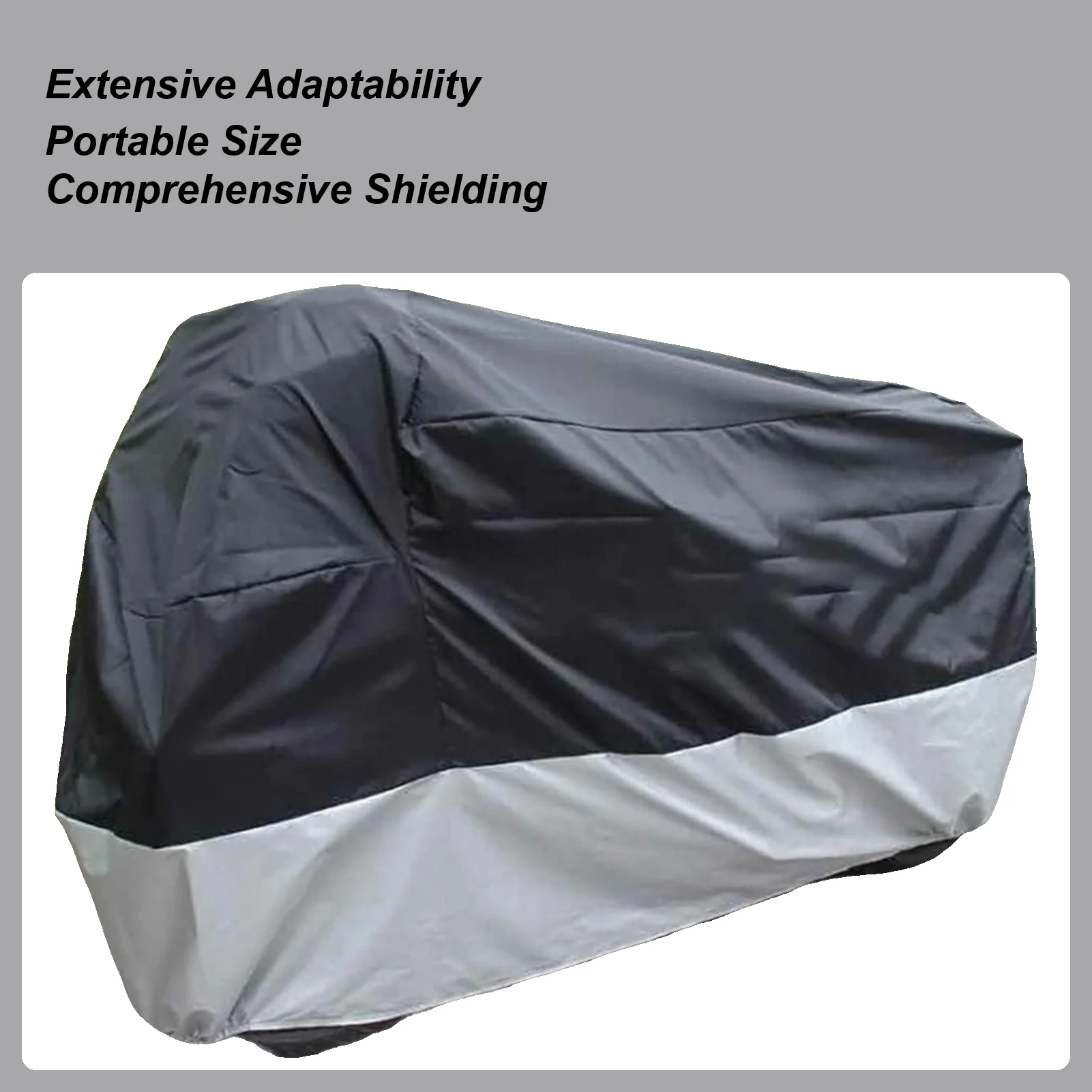 

Чехол для мотоцикла, водонепроницаемый чехол для велосипеда, уличный чехол для хранения, ветрозащитный, всесезонный, защита для хранения с замком, для ежедневных поездок на работу