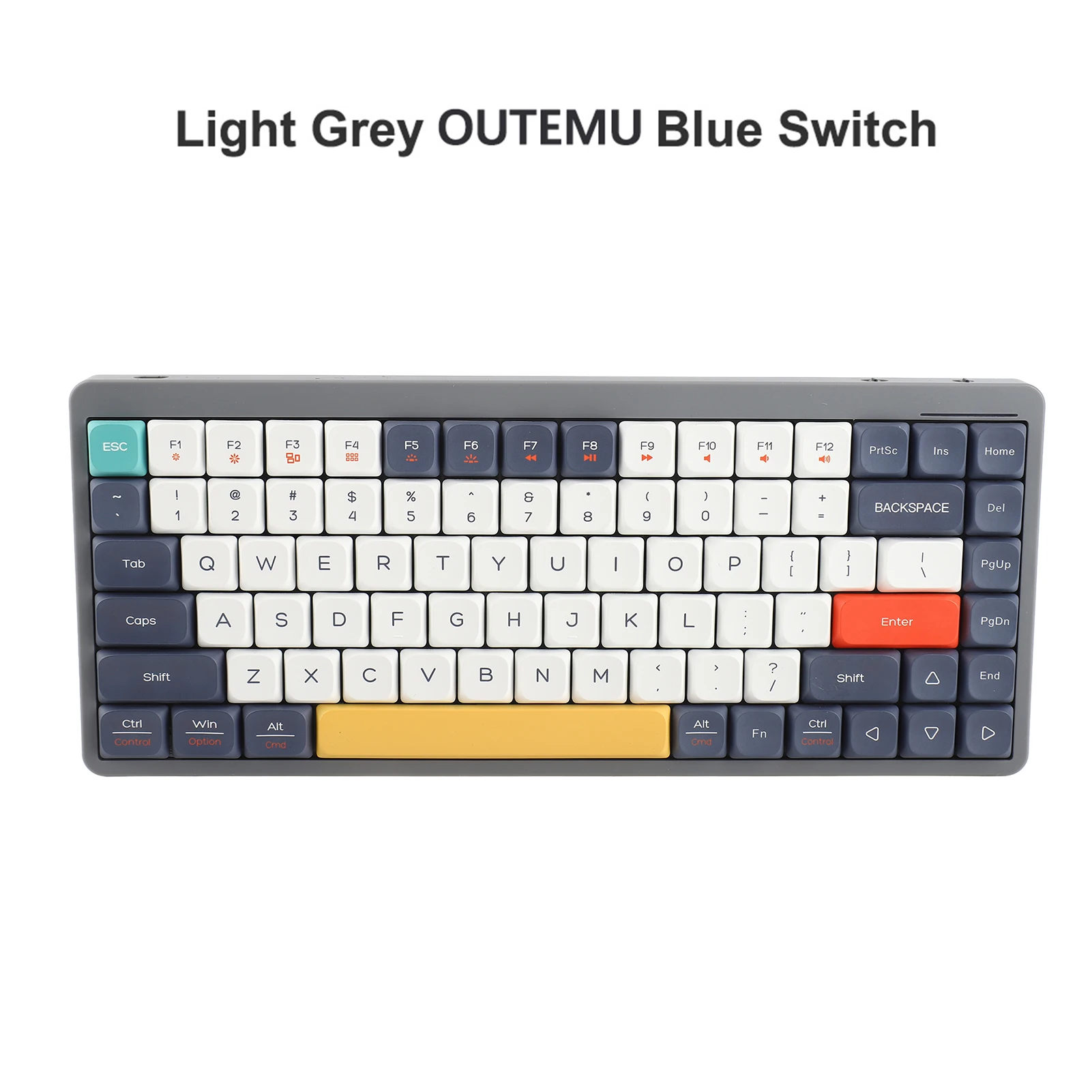 ワイヤレスメカニカルキーボード 84 キー 2.4G+BT5.0+Type C 3 接続 75% ロープロファイルレイアウトキーボード RGB ライト効果