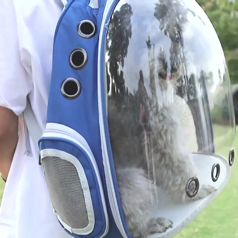 

Pet Carrying Bag Space Pet Backpacks Breathable Portable Transparent Backpack Puppy Dog cat Transport Carrier Space Capsule Bags