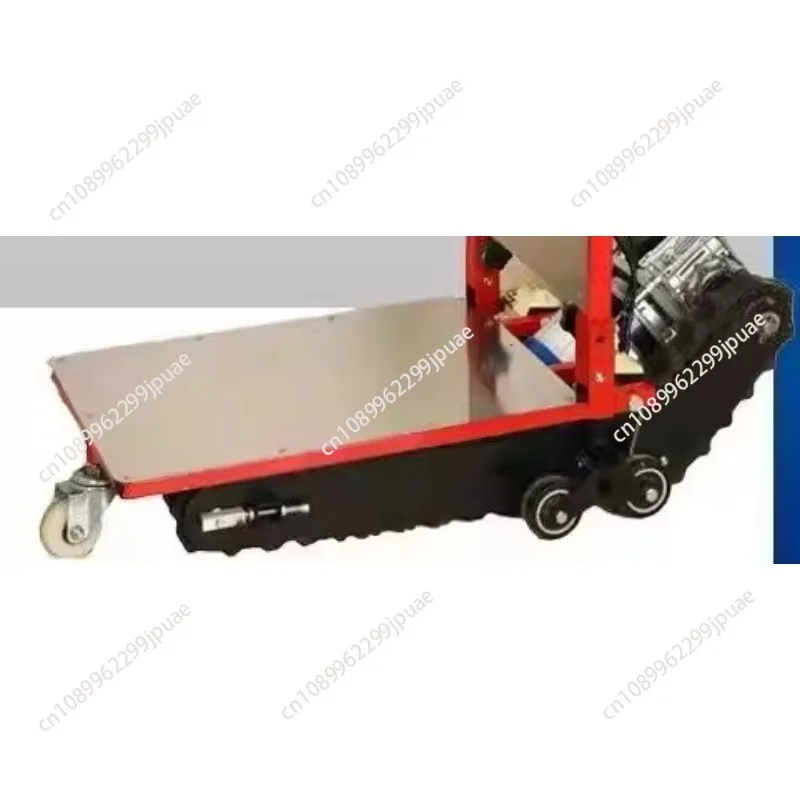 400KG Stair Climbing Vehicle Cargo Handling Cart Crawler-type Up And Down Stair Climber Folding Angle Adjustable Silent Electric
