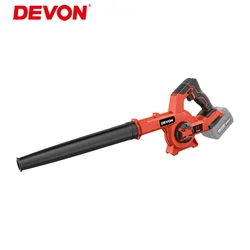 Devon-ブラシレスドブロワー、外部ローター、4712-20e、20v、max 18000rpm、3.1 m3/min、3スピード調整可能、ユニバーサル、フレックスバッテリー