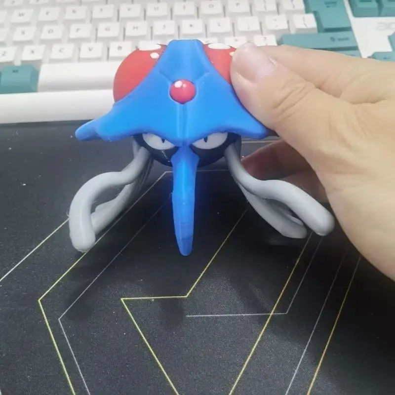 Anime Pokemon Figures Tentacool Tentacruel Proportion World 1:20 Diy 3d Printing Cute Cartoon Character Desktop Model Kid Gifts