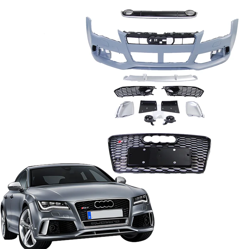 

Hot Selling Body Kit For Audi A7 Upgrade to RS7 Style 2011-2016year Front Bumper with Grille Rear Diffuser