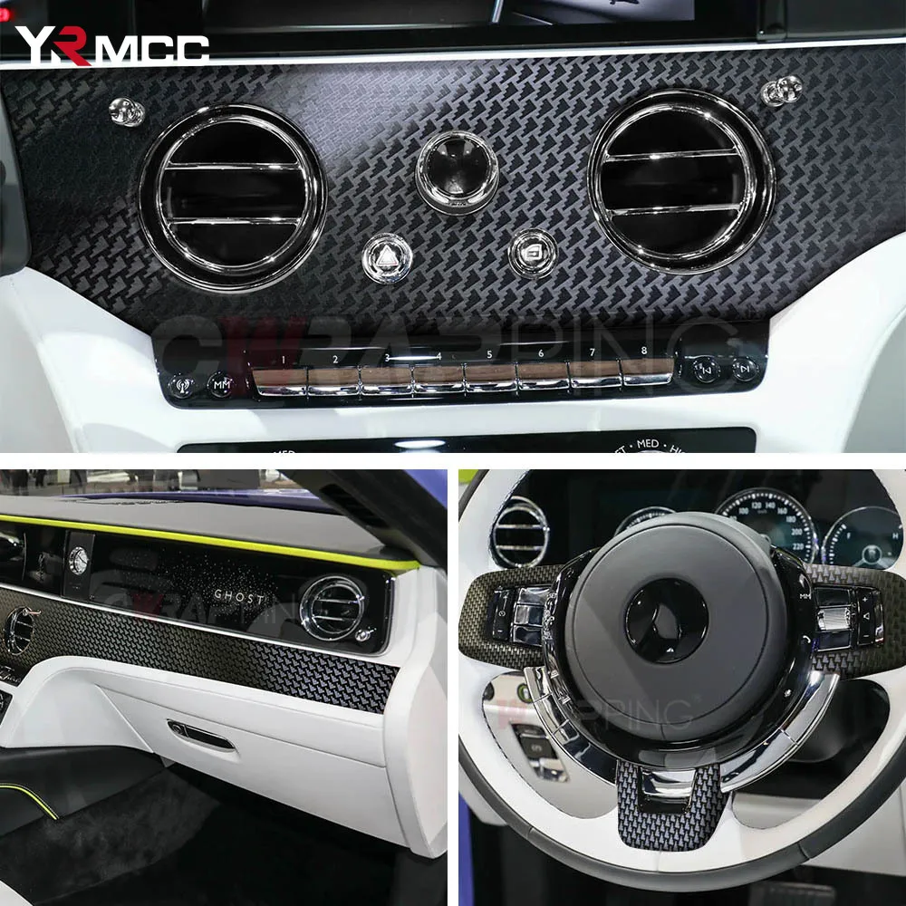 Carbon Fiber Sticker Car Door Sill Protector Film Anti Scratch Waterproof Sticker Auto Decal Wrap Film Universal Car Accessories