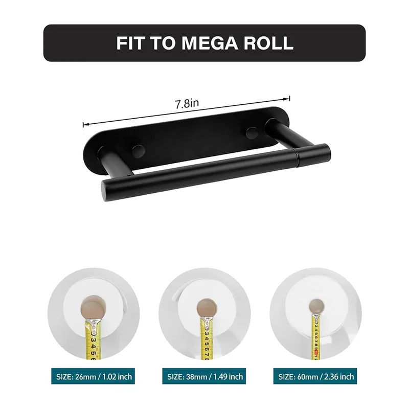 

ABSE-держатель для туалетной бумаги, клейкий держатель для туалетной бумаги, держатель для салфеток для ванной комнаты, настенный или самоклеящийся, из нержавеющей стали