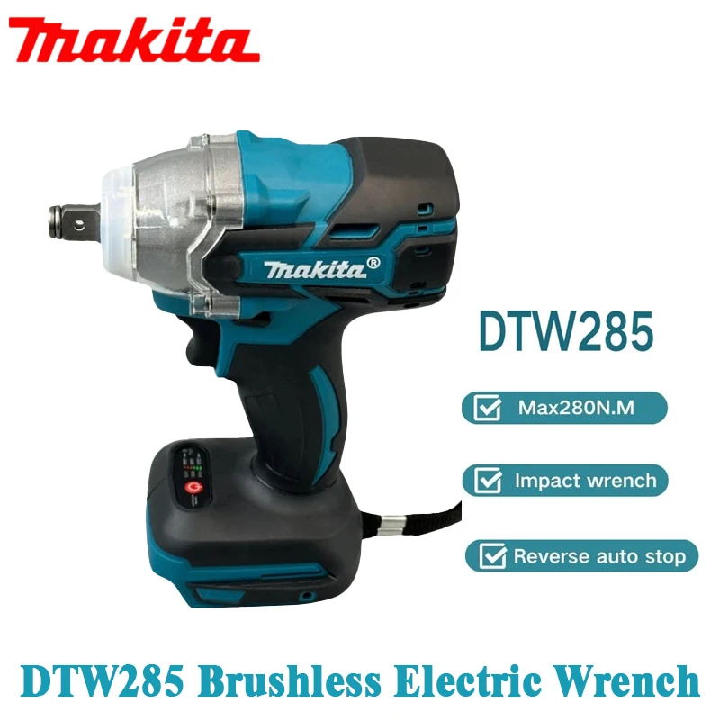 

Original Makita Brushless Electric Wrench Wrench Cordless 320N.M Impact Tool Power Tools Rechargeable For Makita 18V Battery