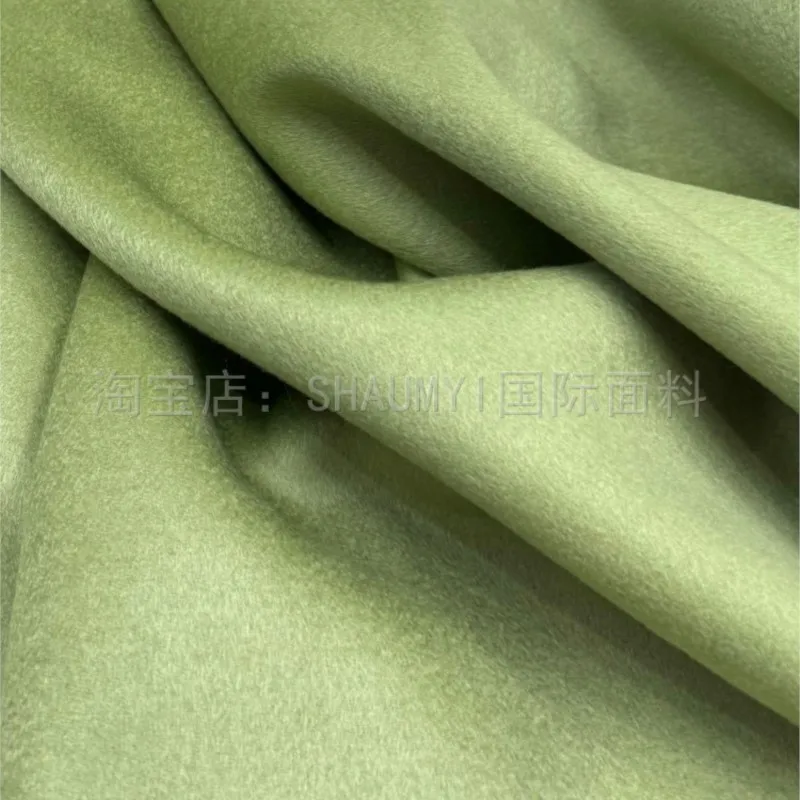 14.5 micron 100%% small cashmere double-sided short smooth pure overcoat pants cape