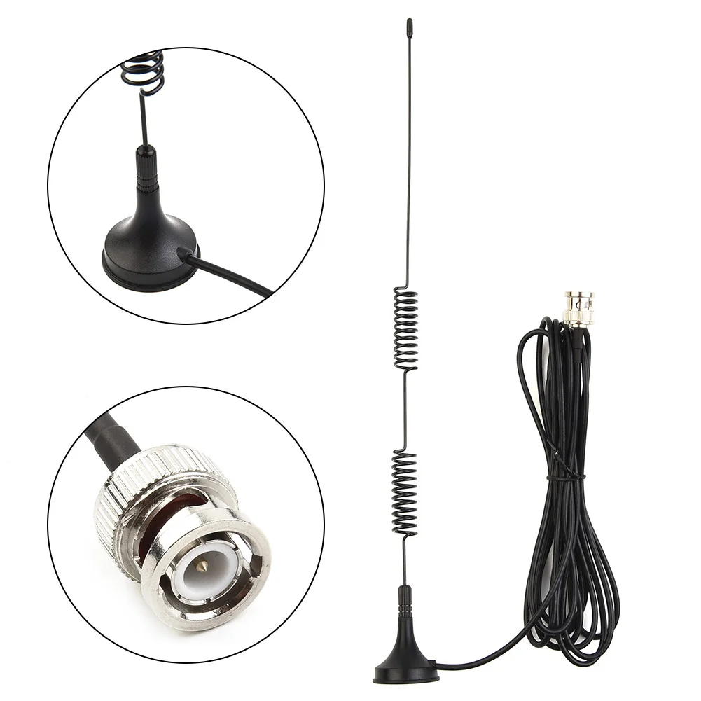 

1pc 300cm VHF UHF 25MHz -1200MHz Ham Radio Antenna Amateur Radio Mobile Radio Scanner Antennas BNC Receiver Car Accessories