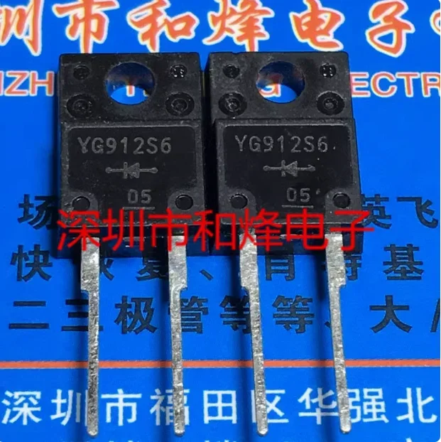 10PCS 20PCS 100PCS YG912S6 TO-220F 600V 10A