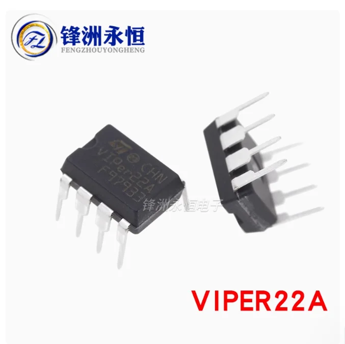 Free ship 10pcs  VIPER22A Converters Low Power OFF-Line SMPS VIPER22 DIP8_300MIL AC/DC
