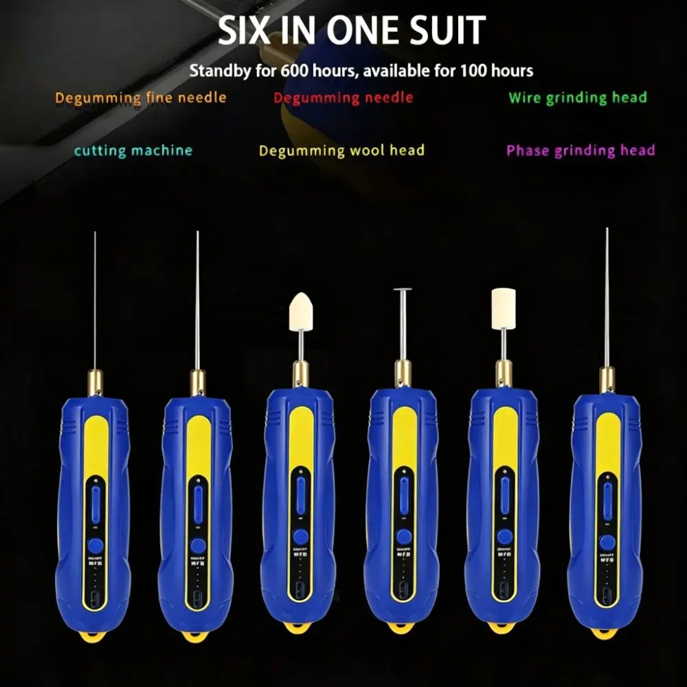Electric Tool Electric Glue Remover LED Display Green Dust Display Lamp Glue Removal Pen Remover Tool Split Design