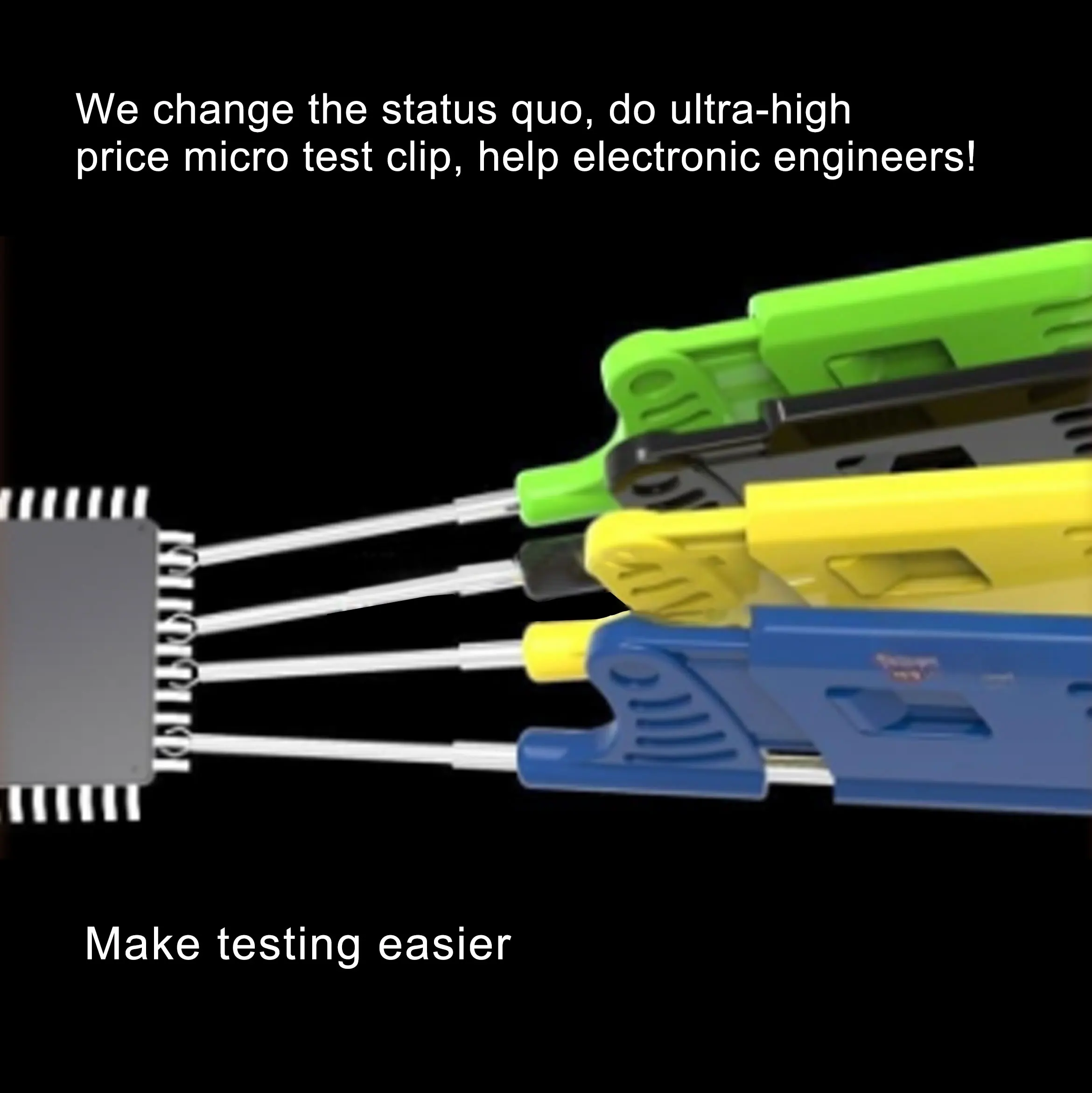 For Chips For SOIC TSSOP TSOP SOIC TSSOP TSOP Clip Ultra Small Clip For Chip Testing Sturdy Passed Testing Standards