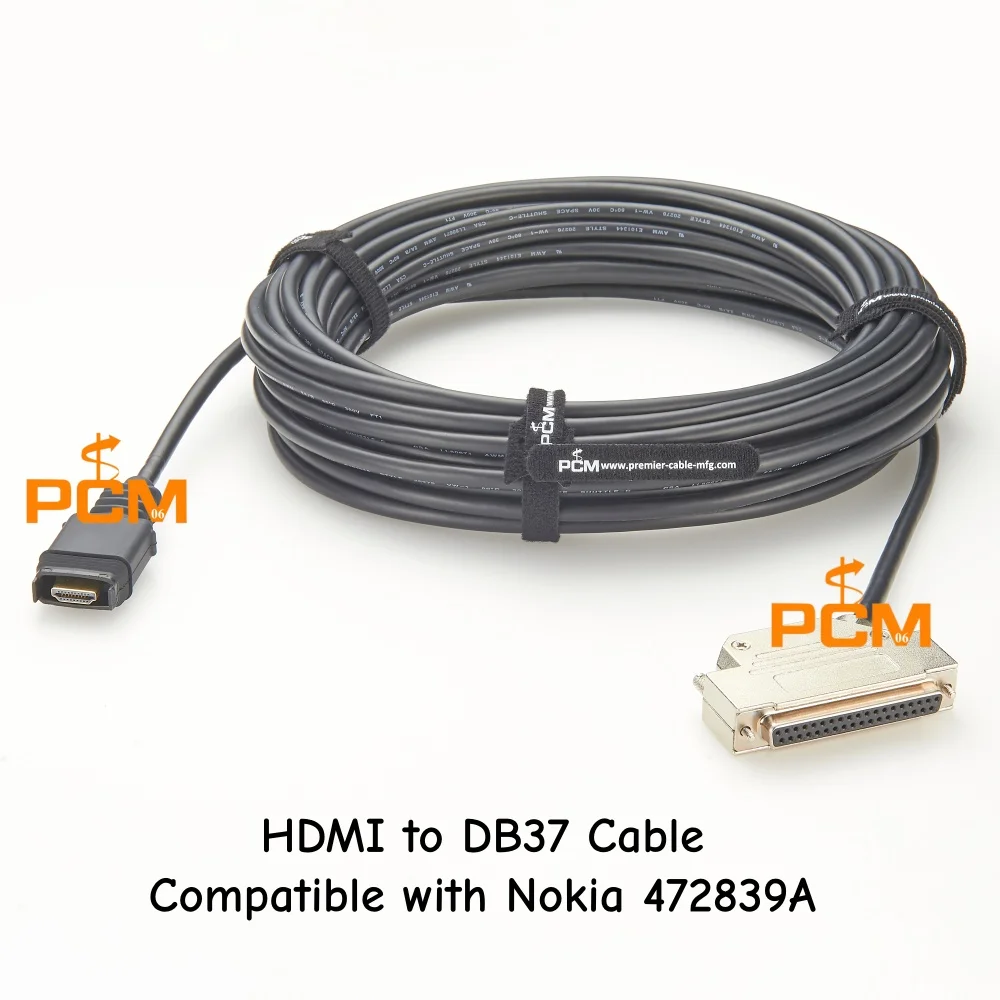 HDMI-zu-DB37-Kabel Kompatibel mit Nokia 472839A für 5G-Basisstation-Kommunikationsausrüstung Drahtloses Netzwerksystem 15m – Detail 1