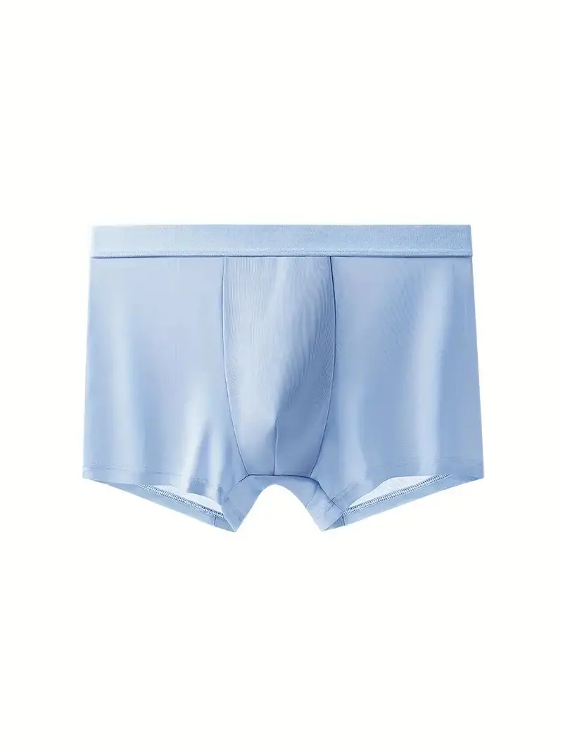 【 طقم مكون من 7 قطع 】 سراويل داخلية رجالية من الحرير الجليدي، رائعة، قابلة للتنفس، مرنة للغاية وسريعة الجفاف، طراز متعدد الألوان