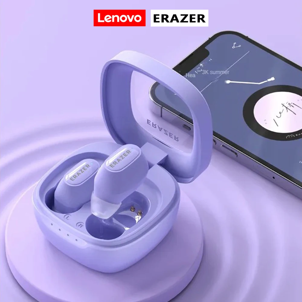 لينوفو ERAZER XT62 Pro سماعة رأس لاسلكية الكمون المنخفض HIFI الصوت سماعة أذن تستخدم عند ممارسة الرياضة مع ميكروفون HD المكالمات 300mAh شحن #3
