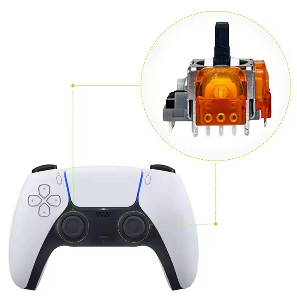TMR Electromagnetic Thumbstick - MR Control Stick 3D Analog Replacement for SWITCH PRO Controllers 1pcs