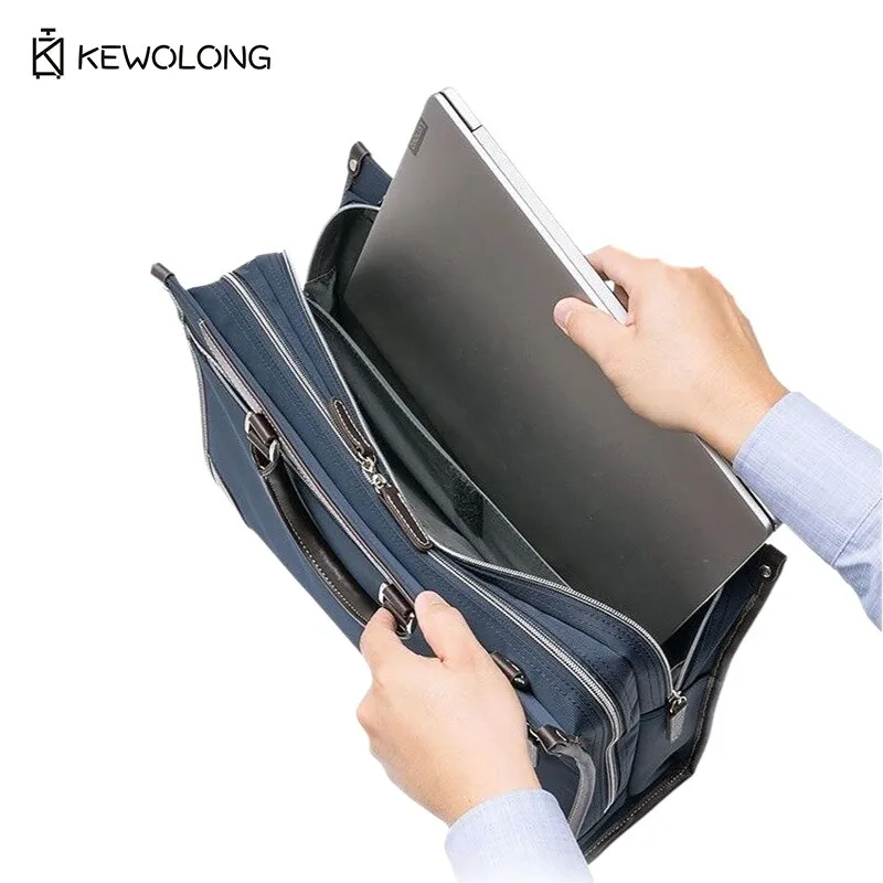 Valigetta per laptop di lusso da 15,6 pollici - Borsa per pendolari da ufficio antiurto con organizer, borsa di grande capacità per donne e uomini