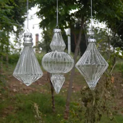 Christmas transparent glass ball