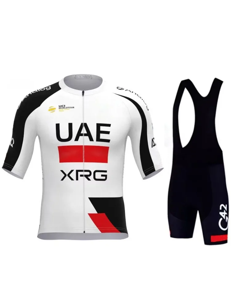 AliExpress NONE New Pro Team 2026 Uae Cycling Jersey Set Men's Summer Bike Mountain Uniform Ropa Ciclismo Maillot Hombre Bicycle Clothing Suit