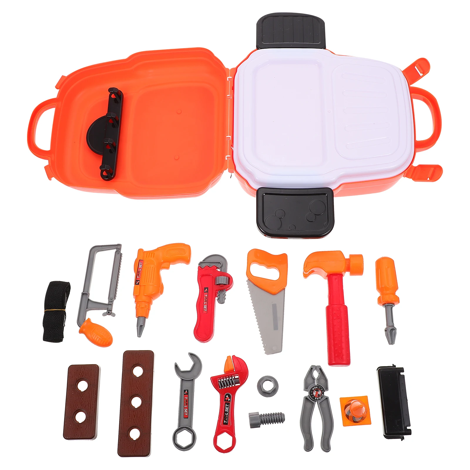 1 Juego de herramientas de reparación para niños, aprendizaje educativo, juego de simulación infantil, herramientas de mantenimiento de plástico, juguetes de desarrollo creativo