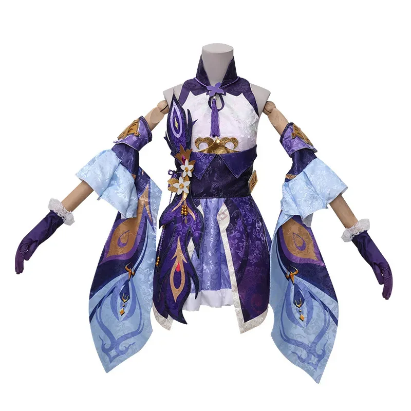 

aaa12 3Game Genshin Impact Cosplay Hutao Klee Keqing Halloween Party Costume Wig Set Alien Style for Women Gift