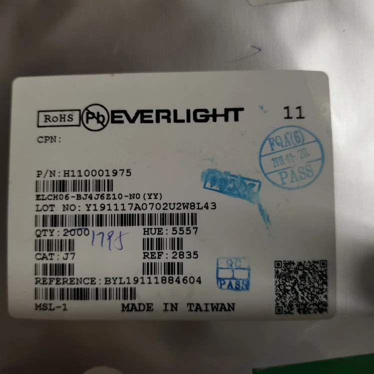 

50Pcs/ ELCH06-BJ4J6Z10-N0 LED High Power LED 5W 2016 White Light