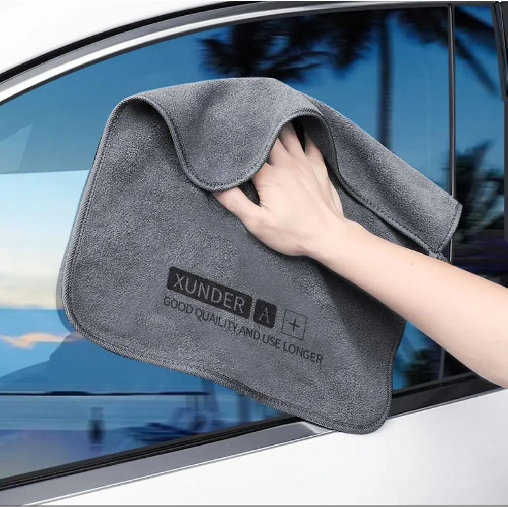 High-end Microfiber Car Wash Towel Super Absorbent Seat Cleaner Wiping Rags Double Side Car Care Cloth Clean Rags Car