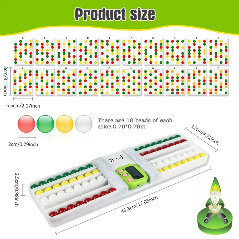 Juguete de clasificación de colores de arcoíris, juego de cuentas, juguete interactivo, juguetes educativos de entrenamiento de clasificación, juguetes Montessori para niños